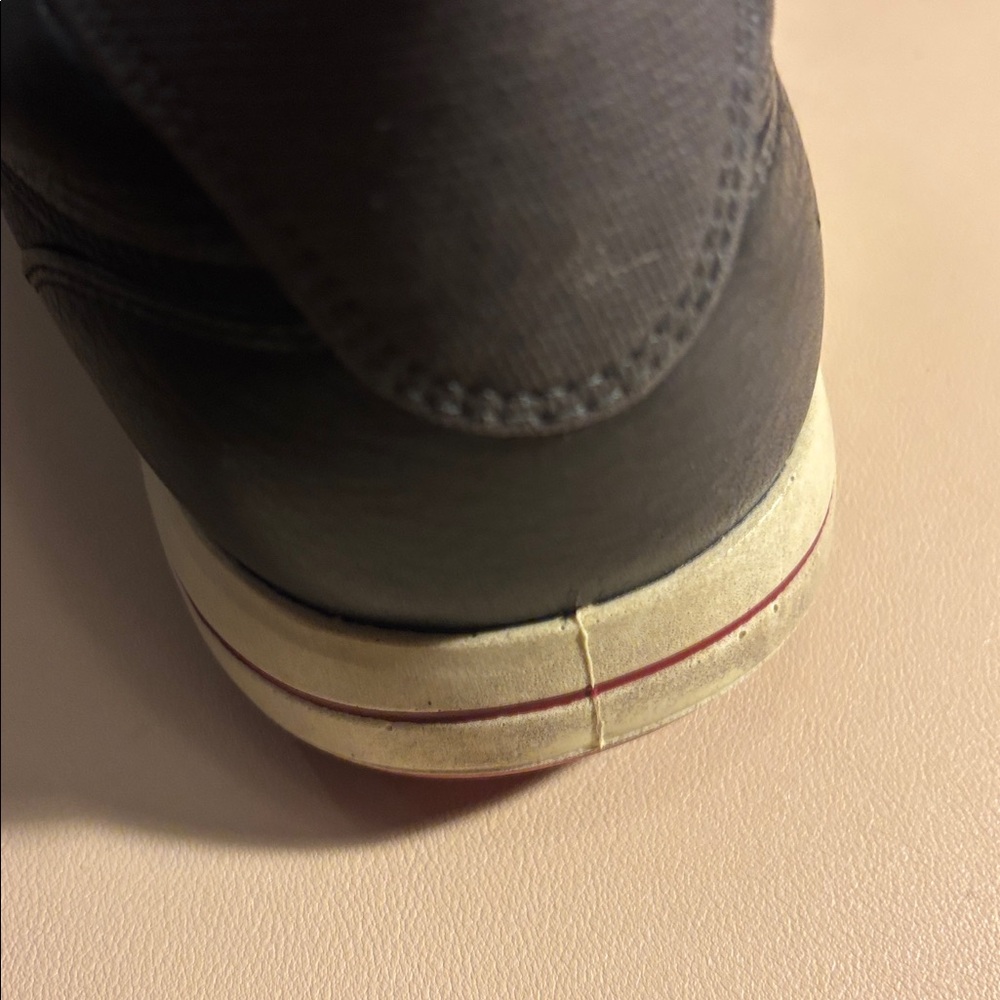 Ecco Black Sneakers with Red Accents - Picture 6 of 10